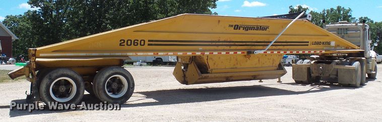 image for item DL0993 1994 Load King 2060-40-2  bottom dump trailer