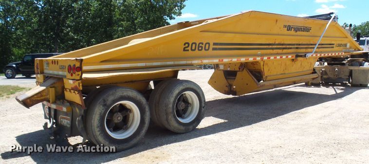 image for item DL0993 1994 Load King 2060-40-2  bottom dump trailer