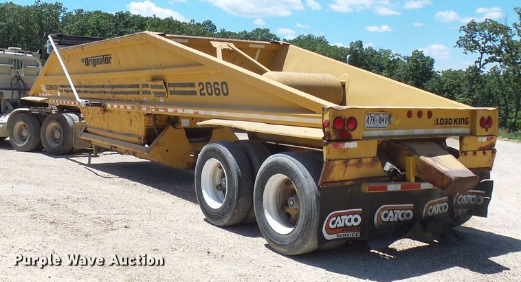 image for item DL0993 1994 Load King 2060-40-2  bottom dump trailer