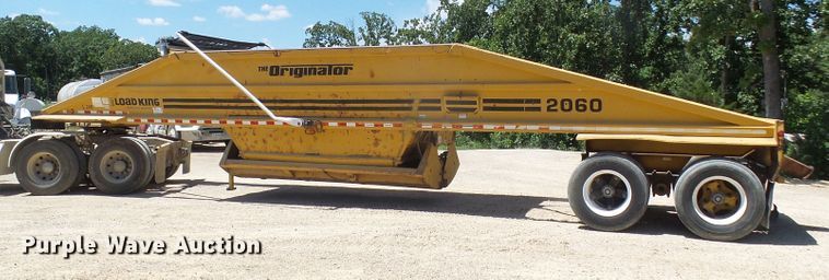 image for item DL0993 1994 Load King 2060-40-2  bottom dump trailer