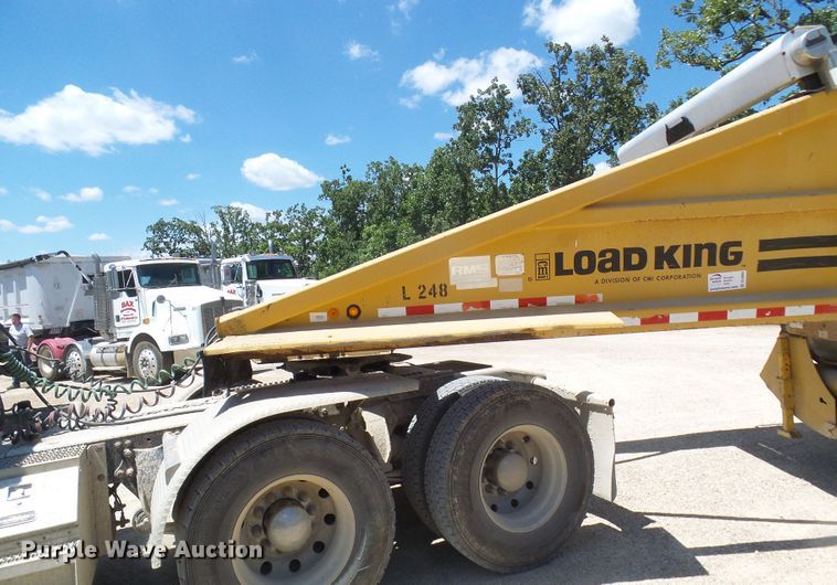 image for item DL0993 1994 Load King 2060-40-2  bottom dump trailer