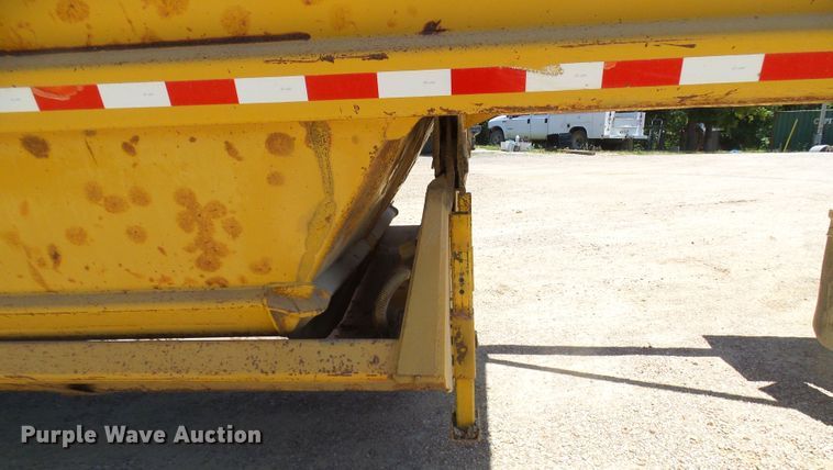 image for item DL0993 1994 Load King 2060-40-2  bottom dump trailer
