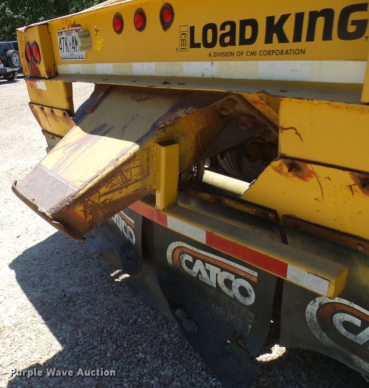 image for item DL0993 1994 Load King 2060-40-2  bottom dump trailer