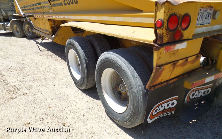 image for item DL0993 1994 Load King 2060-40-2  bottom dump trailer