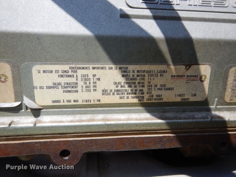 image for item DM4318 1994 Freightliner FLC  vacuum truck