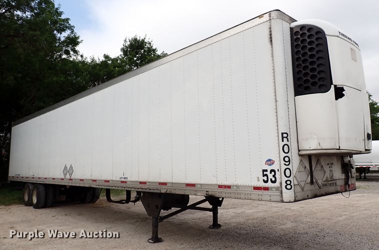 image for item DN1750 2009 Utility Trailer  refrigerated van trailer