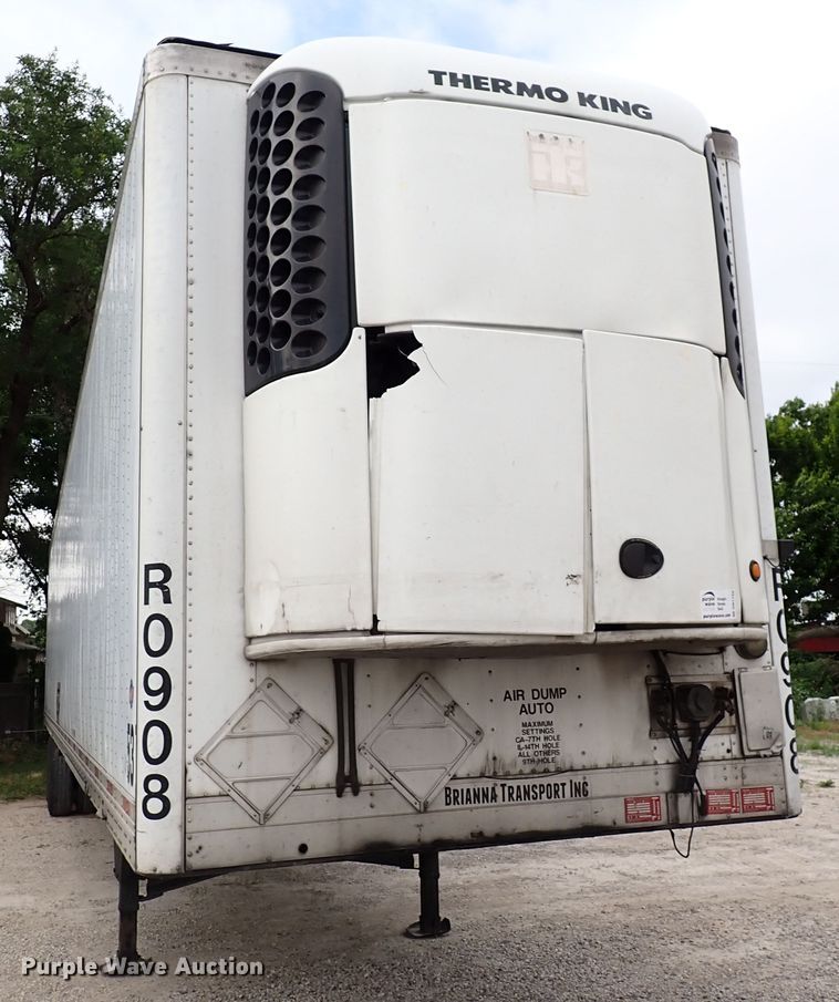 image for item DN1750 2009 Utility Trailer  refrigerated van trailer