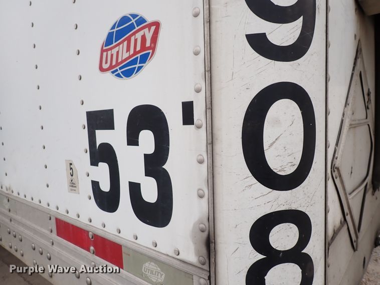 image for item DN1750 2009 Utility Trailer  refrigerated van trailer