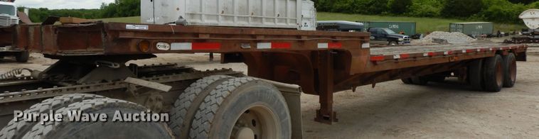 image for item HO9498 1961 Trailmobile  drop deck trailer