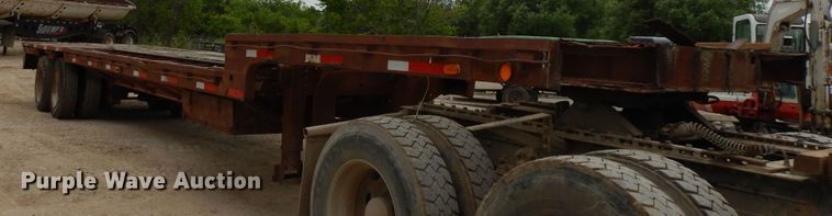 image for item HO9498 1961 Trailmobile  drop deck trailer