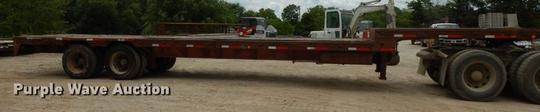 image for item HO9498 1961 Trailmobile  drop deck trailer