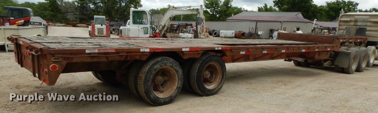 image for item HO9498 1961 Trailmobile  drop deck trailer