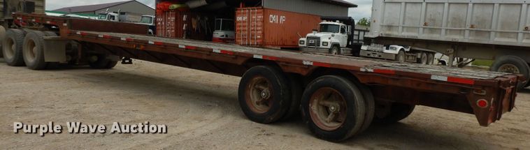 image for item HO9498 1961 Trailmobile  drop deck trailer