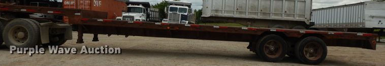 image for item HO9498 1961 Trailmobile  drop deck trailer