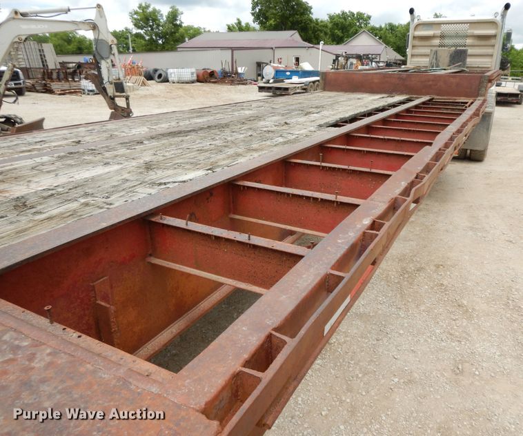 image for item HO9498 1961 Trailmobile  drop deck trailer