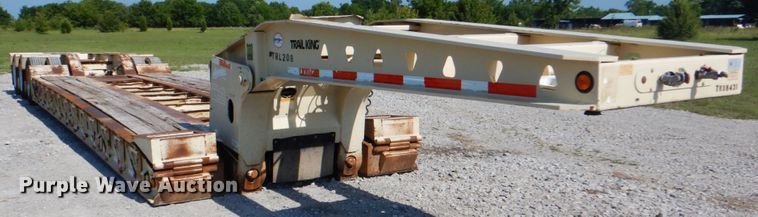 image for item HT9284 2008 Trail King TK110HDG-513  lowboy trailer