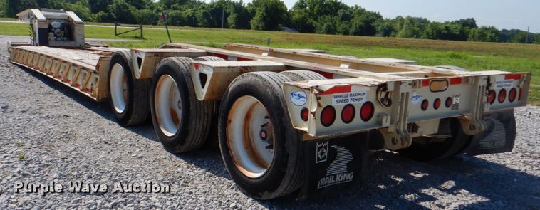 image for item HT9284 2008 Trail King TK110HDG-513  lowboy trailer