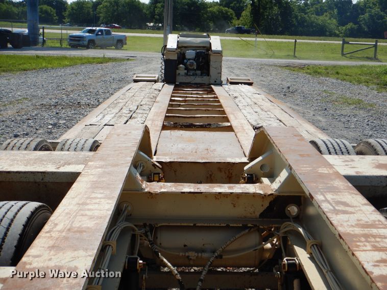 image for item HT9284 2008 Trail King TK110HDG-513  lowboy trailer