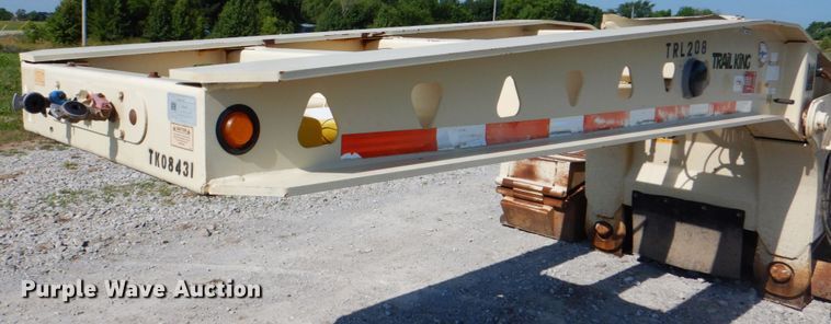 image for item HT9284 2008 Trail King TK110HDG-513  lowboy trailer