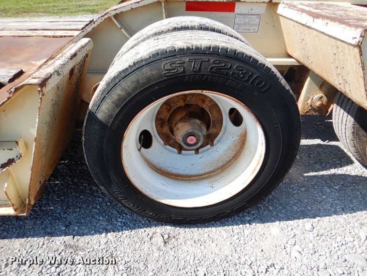 image for item HT9284 2008 Trail King TK110HDG-513  lowboy trailer