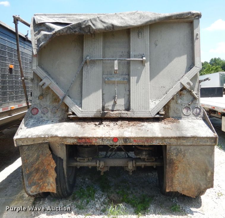 image for item II9517 1995 Alumatech  end dump trailer