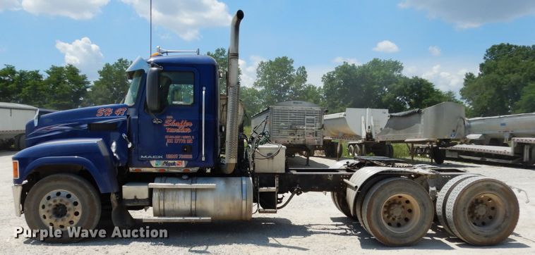 image for item II9518 2008 Mack CHU613  semi truck