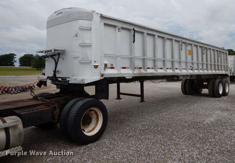 image for item II9527 1983 TI Brook  end dump trailer