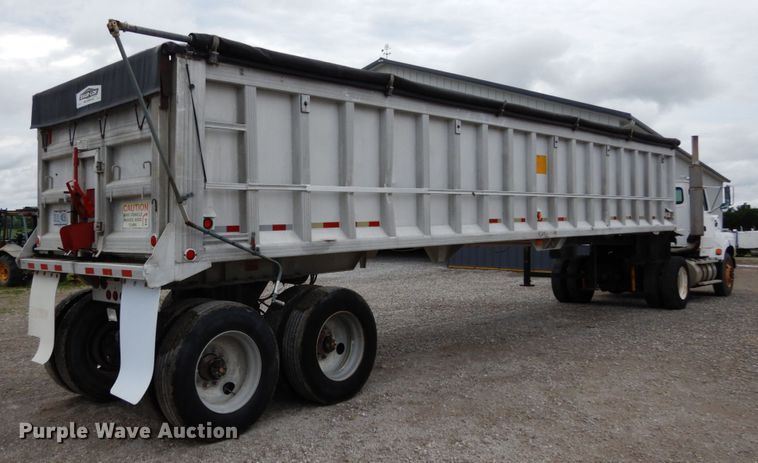 image for item II9527 1983 TI Brook  end dump trailer