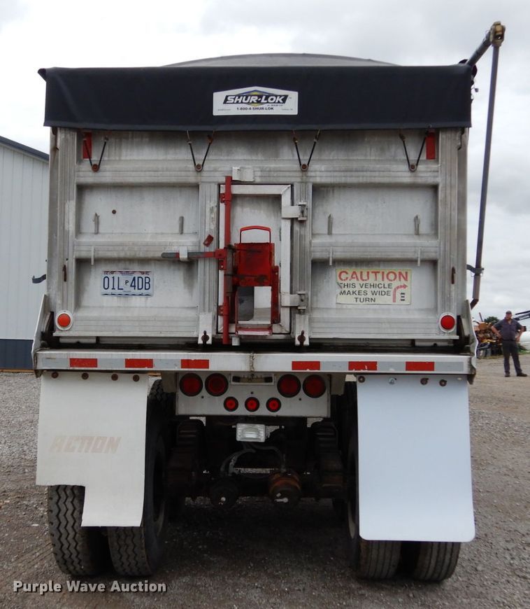 image for item II9527 1983 TI Brook  end dump trailer