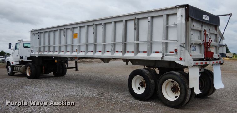 image for item II9527 1983 TI Brook  end dump trailer