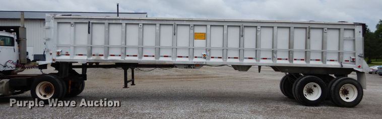 image for item II9527 1983 TI Brook  end dump trailer