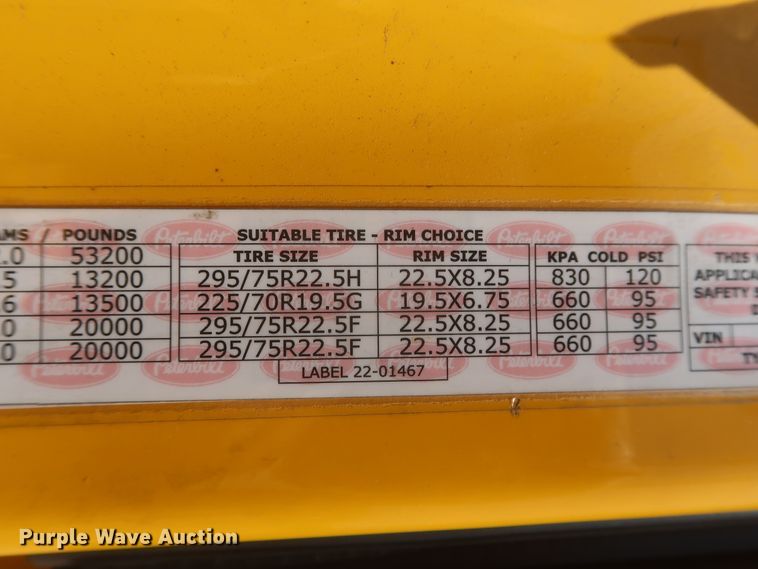 image for item IO9192 2016 Peterbilt 579  semi truck