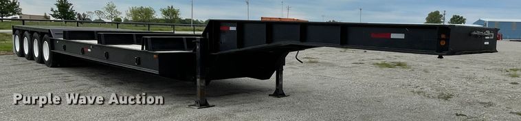 image for item IR9503 1986 Hobbs  drop deck trailer