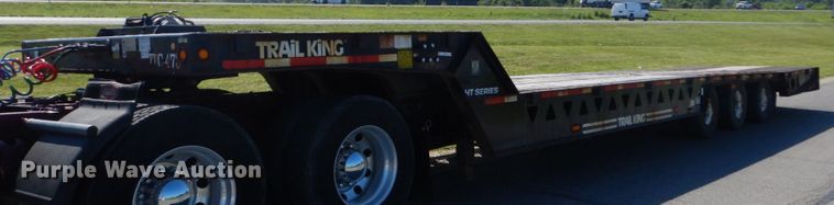 image for item IT9164 2008 Trail King TK110HT-443  drop deck equipment trailer