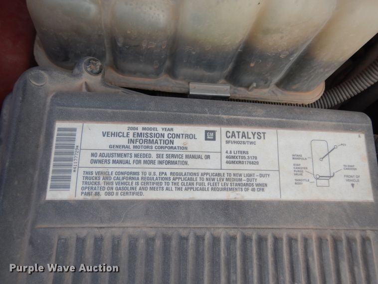 image for item DC2048 2004 Chevrolet Silverado 1500  Ext. Cab pickup truck