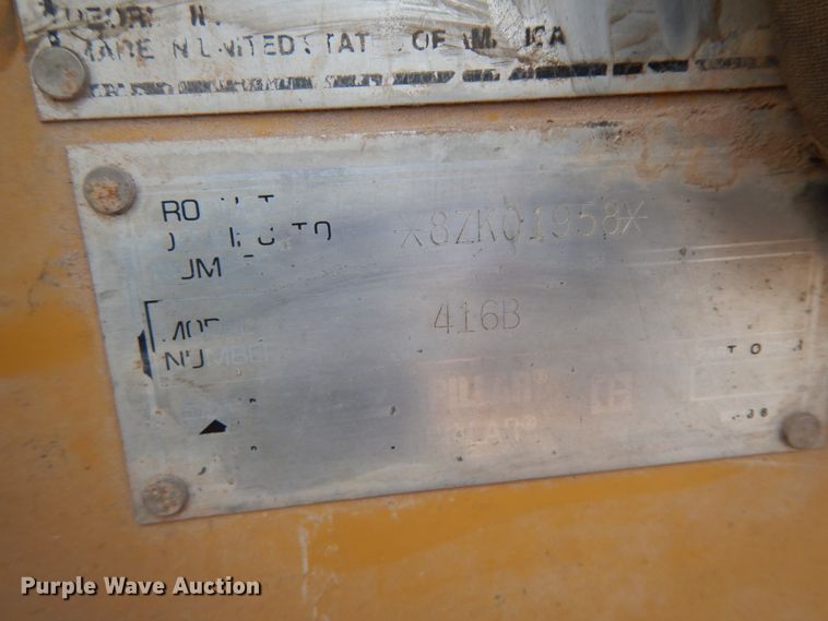 image for item DC2049 1994 Caterpillar 416B  backhoe