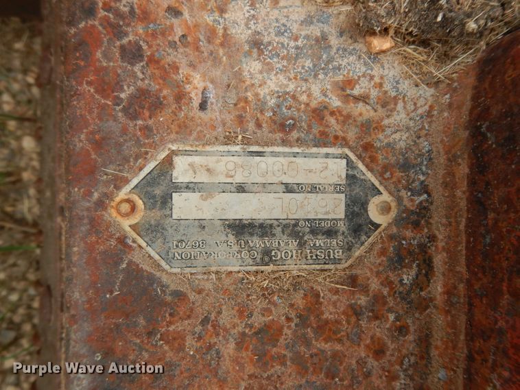 image for item DC2055 Bush Hog 2610L  Bat wing rotary mower