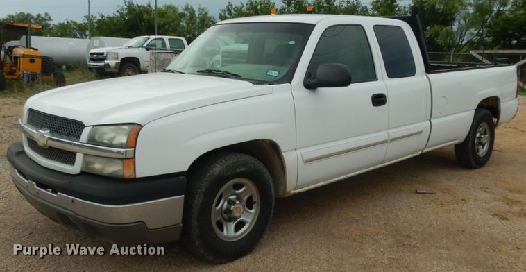 image for item DC2058 2003 Chevrolet Silverado 1500  Ext. Cab pickup truck