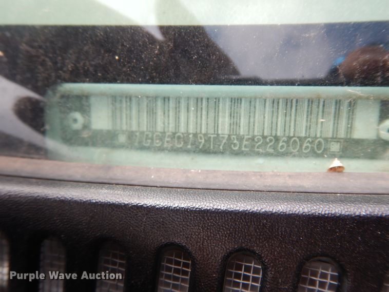 image for item DC2058 2003 Chevrolet Silverado 1500  Ext. Cab pickup truck