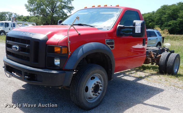 image for item DF4191 2008 Ford F550 Super Duty  truck cab and chassis