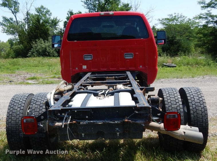 image for item DF4191 2008 Ford F550 Super Duty  truck cab and chassis
