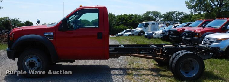 image for item DF4191 2008 Ford F550 Super Duty  truck cab and chassis