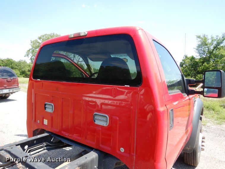 image for item DF4191 2008 Ford F550 Super Duty  truck cab and chassis