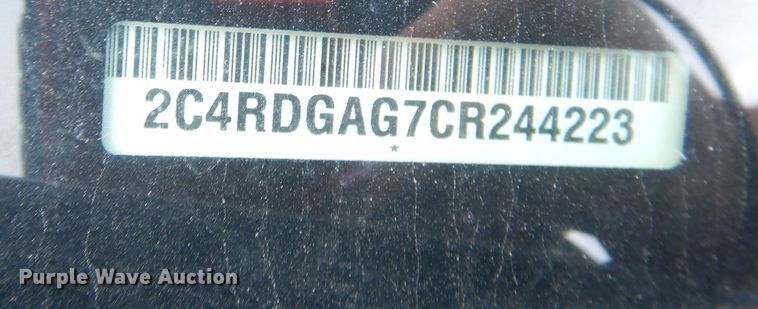 image for item DG0690 2012 Dodge Grand Caravan  van