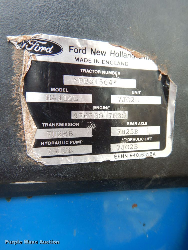 image for item DI6694 Ford 6610  tractor