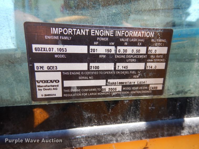 image for item DI6698 2006 Volvo G930  motor grader