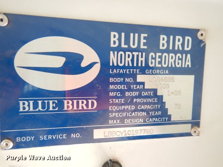 image for item DI6742 2009 Blue Bird Vision  school bus