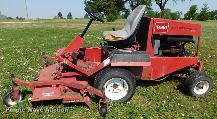 image for item DK8603 2004 Toro Ground Master 345  ZTR lawn mower
