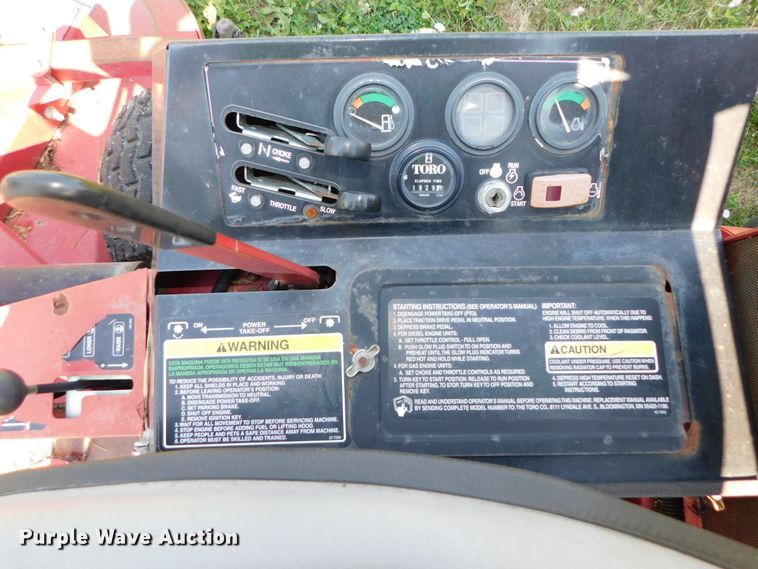 image for item DK8603 2004 Toro Ground Master 345  ZTR lawn mower