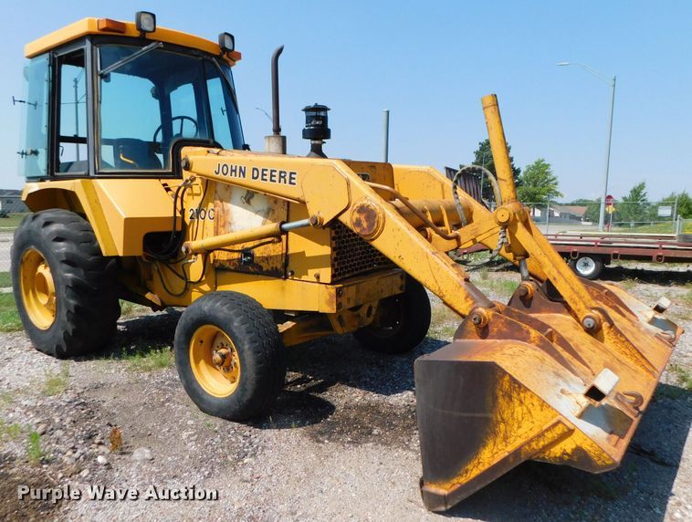 image for item DK8605 1991 John Deere 210C  landscape tractor